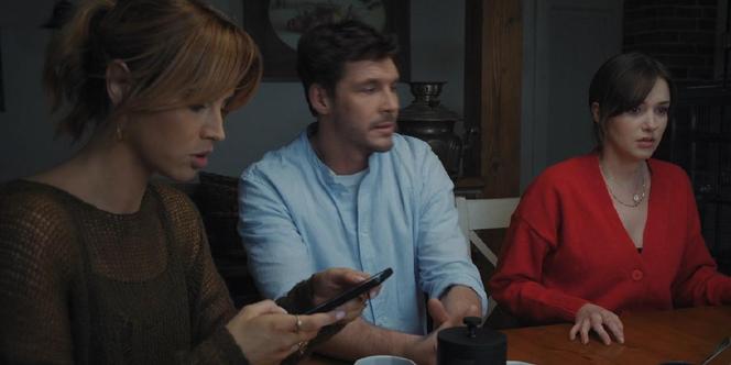 M jak miłość odcinek 1808: Kama (Michalina Sosna), Marcin (Mikołaj Roznerski), Ania (Alina Szczegielniak)