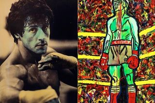 Sylvester Stallone maluje obrazy - i sprzedaje je za tysiące dolarów!