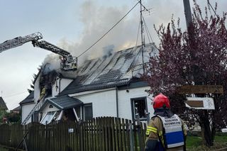 Alarm w Jagodniku. Najpierw wybuch, potem ogień! Są poszkodowani