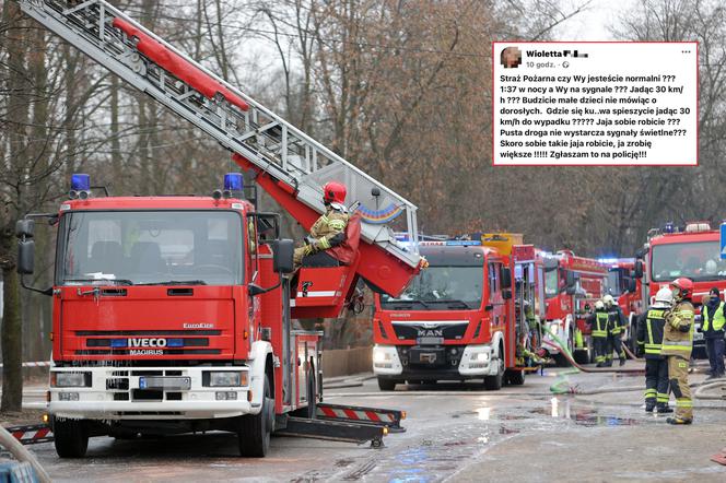 Szokująca reakcja internautki na działania straży