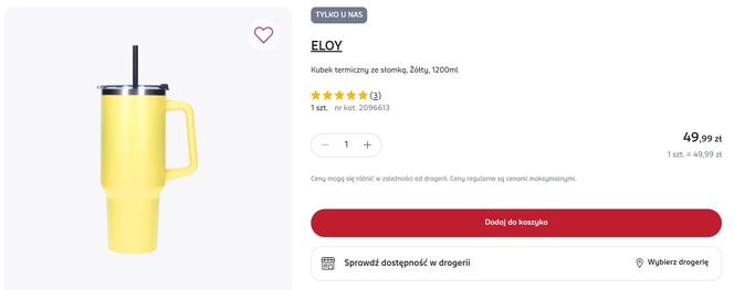Kubki termiczne to HIT sezonu. Rossmann ma własne!
