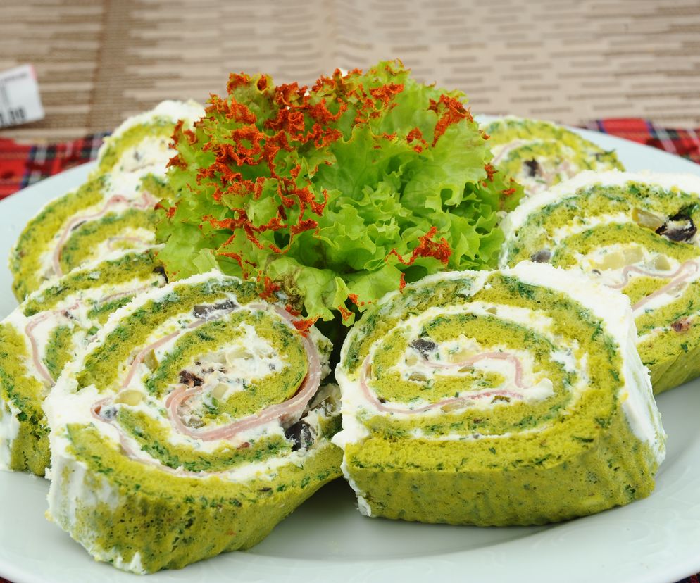 rolada szpinakowa z kurczakiem