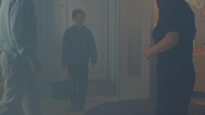 M jak miłość, odc. 1742: Kinga (Katarzyna Cichopek), Piotrek (Marcin Mroczek), Misiek (Aleksander Bożyk)