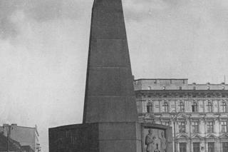 Widok ogólny pomnika Tadeusza Kościuszko /1931-1939 rok