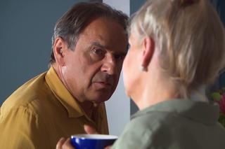 Barwy szczęścia, odc. 2759: Małgorzata (Adrianna Biedrzyńska), Jerzy (Bronisław Wrocławski)