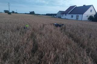 31-letni motocyklista wypadł z drogi i uderzył w słup! Zginął na miejscu