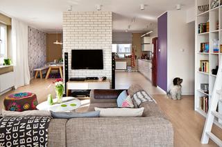 Mieszkanie w stylu nowoczesnym z elementami vintage