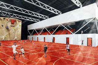 Projekt kompleksu sportowego przy Zespole Szkół Łączności w Krakowie