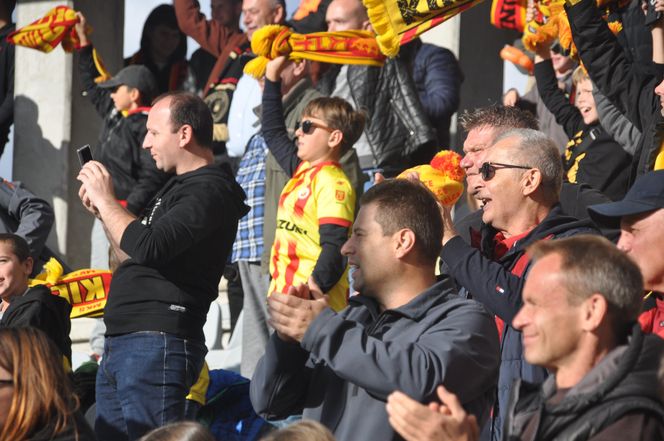 Korona Kielce - Lech Poznań. Zdjęcia kibiców na Exbud Arenie