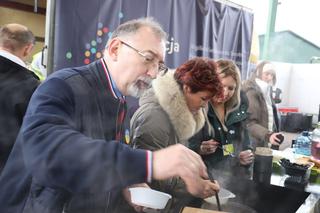 Jolanta Kwaśniewska gotowała dla uchodźców