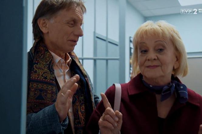 M jak miłość, odc. 1494. Robert (Krzysztof Tyniec), Kisielowa (Małgorzata Różniatowska)