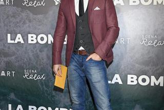 Krystian Wieczorek na premierze spektaklu La Bombe