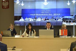 Telekonferencja o koronawirusie. Olsztyn i chińskie Weifang wymieniły się doświadczeniami
