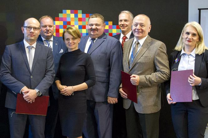 Pawilon Polski z EXPO 2020 stanie na kampusie Politechniki Białostockiej