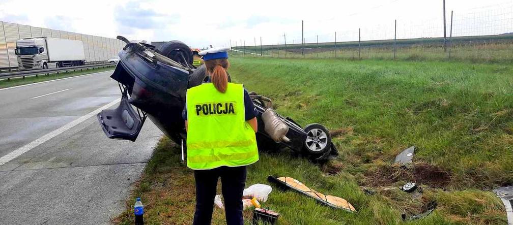 Łódzkie. Wypadek na S8