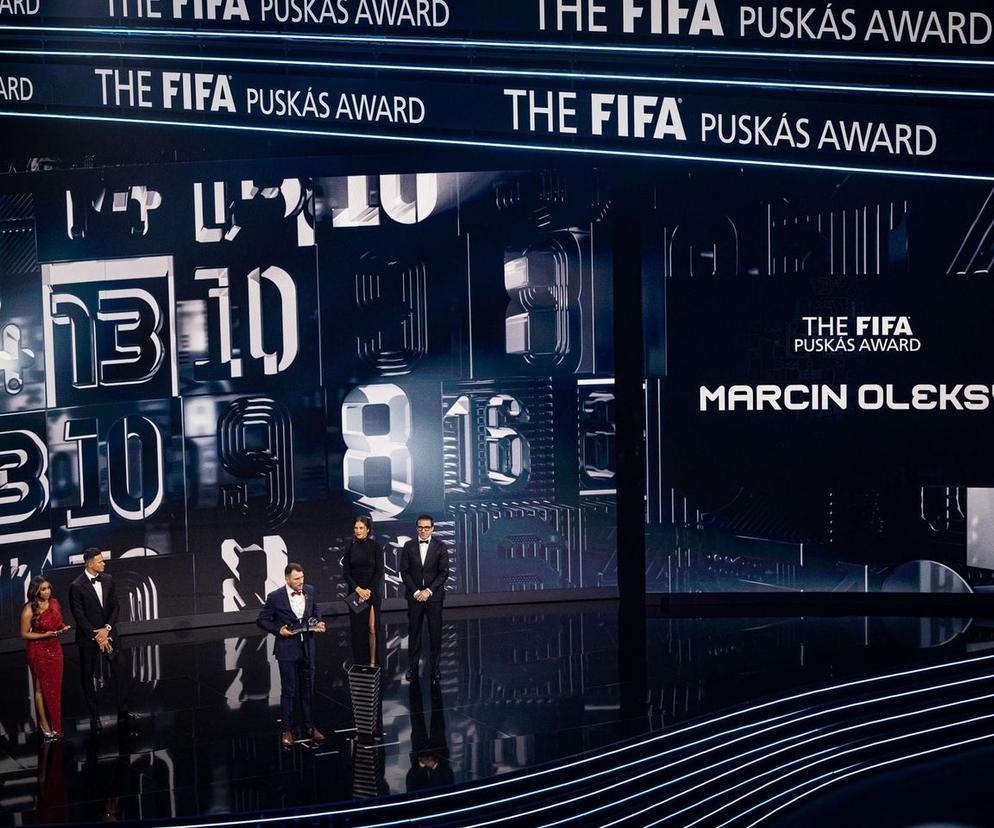 Marcin Oleksy odebrał Nagrodę Puskasa FIFA w Paryżu
