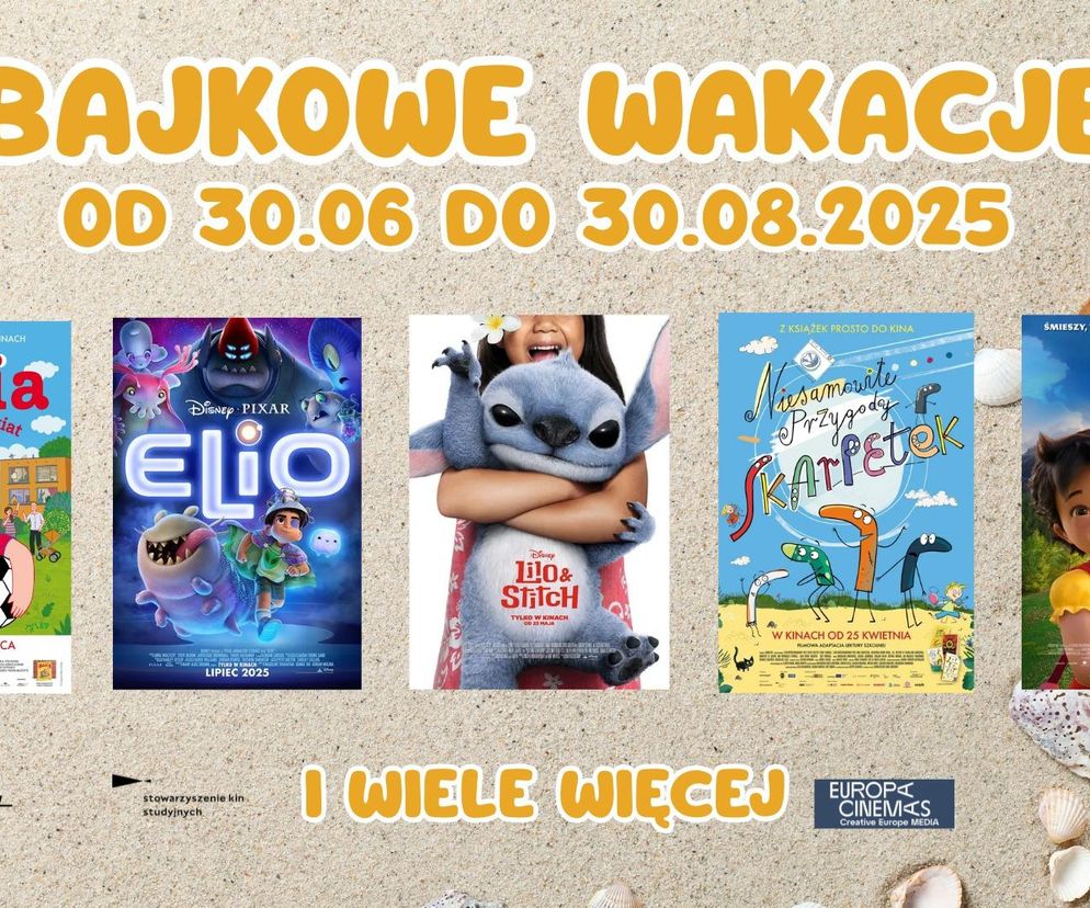 Bajkowe Wakacje - plakat wydarzenia 