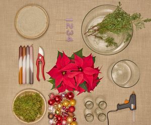 Adwentowa aranżacja z gwiazdą betlejemską