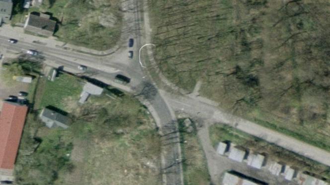 Rondo u zbiegu ulic Modrej i Szerokiej