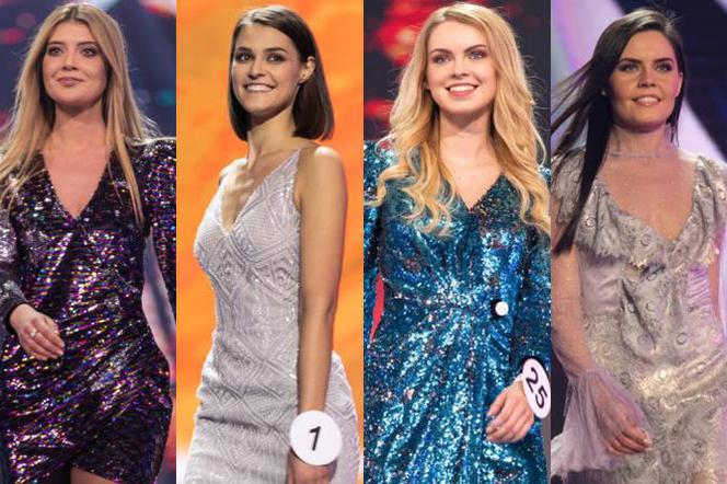 Miss Polski 2018. Karina Szczepanek, Joanna Babynko, Magdalena Wasiluk i Elwira Talkowska podczas gali