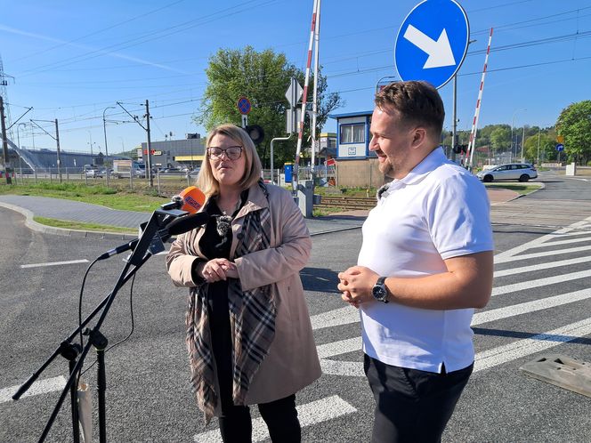 Przejazd kolejowy Starachowice Zachodnie otwarty
