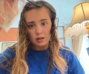 Wiktoria Gąsiewska tonuje włosy