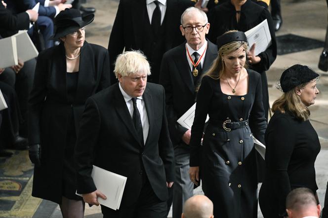 Żona Borisa Johnsona zaliczyła wpadkę na pogrzebie królowej Elżbiety II