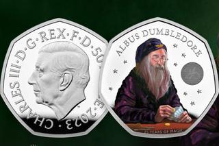 Albus Dumbledore na jednej monecie z Karolem III! Specjalna kolekcja The Royal Mint na 25 lecie wydania Kamienia Filozoficznego