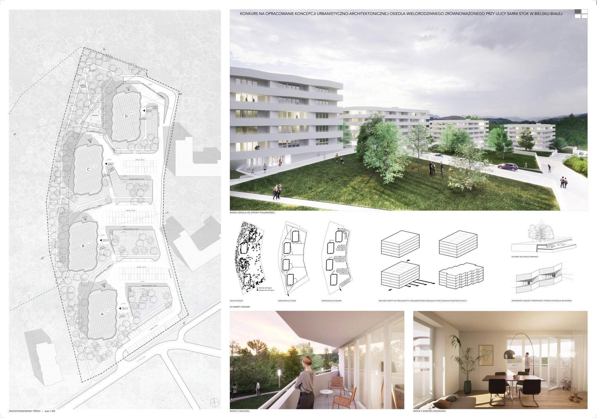 Osiedle TBS w Bielsku-Białej według M.O.C. Architekci 