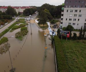 Wrocław - woda przy osiedlu na Stabłowicach 