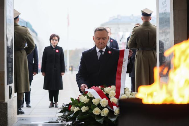 Uroczystości przed Grobem Nieznanego Żołnierza