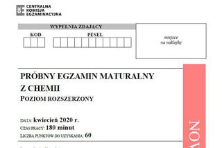 Matura próbna 2020 chemia