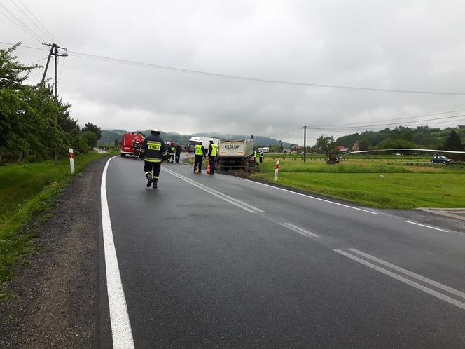 Wypadek w Olszynach - zdjęcia