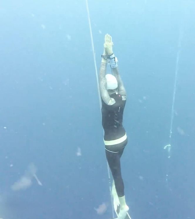 Polka Agata Załęcka osiągnęła sukces bijąc rekord swiata we freedivingu.