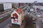 Mural dla białoruskiej opozycji przy ulicy Legnickiej we Wrocławiu