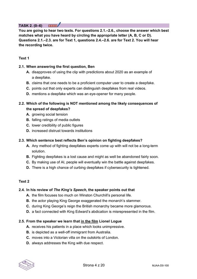 Matura 2025: angielski dwujęzyczny 8.05.2025. Arkusze CKE i odpowiedzi