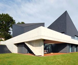 Nietypowe bryła i wnętrza śląskiego domu