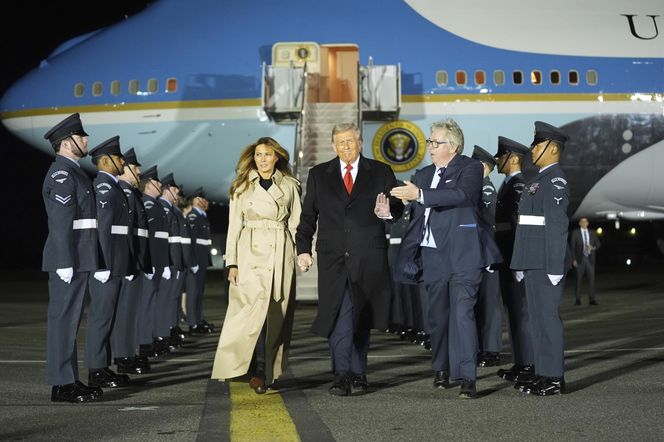 Donald Trump dziś spotka się z królem! Prezydent już w Wielkiej Brytanii