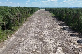 Budowa S74 Kielce - Mniów. Lipiec 2025