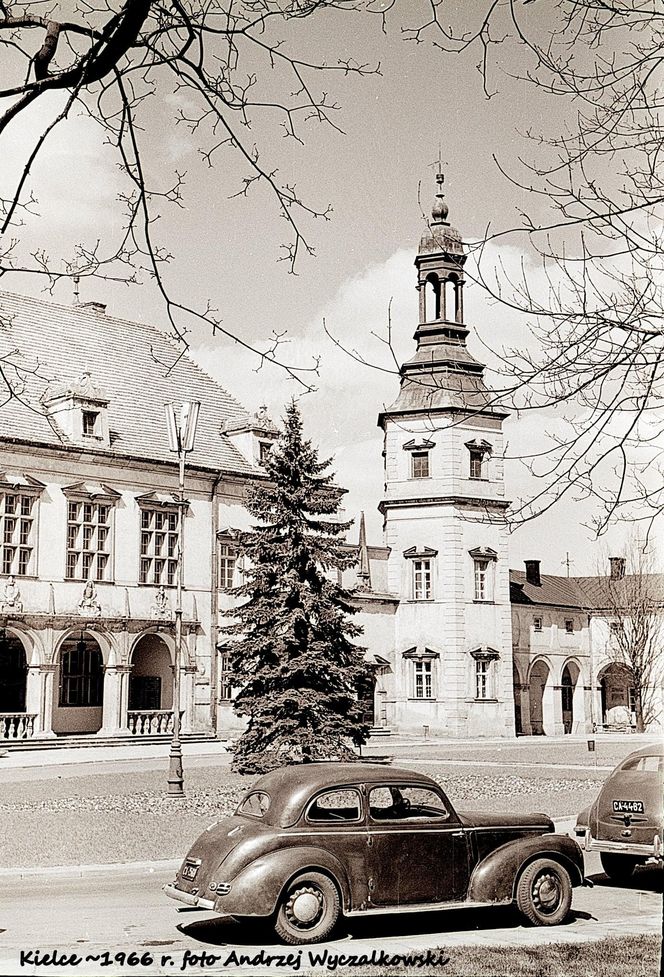 Pałac Biskupów Krakowskich w Kielcach na archiwalnych zdjęciach