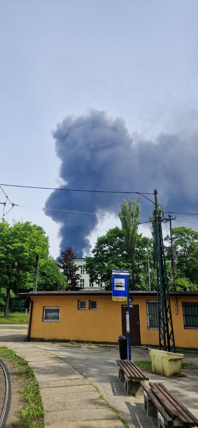 Pożar w Siemianowicach Śląskich. Płonie składowisko odpadów