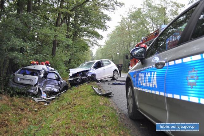 Dolny Śląsk. Zderzenie czterech aut! 29-latek zginął na miejscu