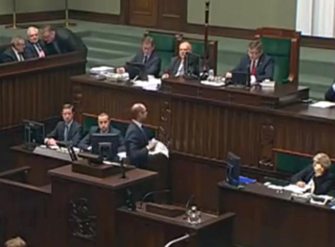 Zawiesił posła za propozycję seksu?