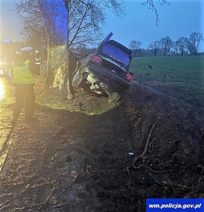 Ostróda: Śmiertelny wypadek kierowcy BMW pod Kamionką