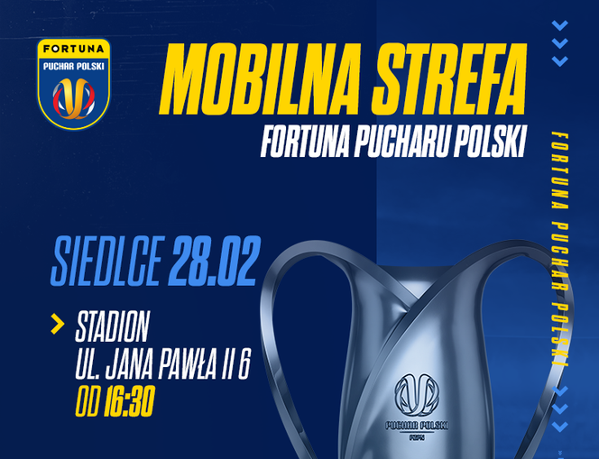Mobilna Strefa Fortuna Pucharu Polski zagości w Siedlcach