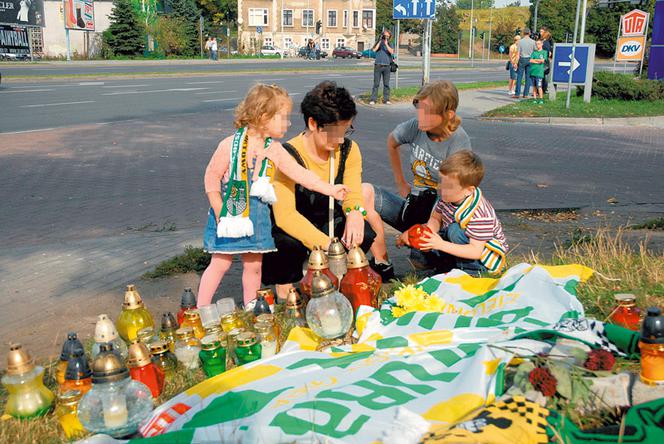 Policja rozjechała kibica!