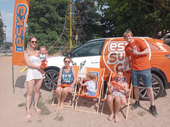 Eska Summer City Olsztyn. Pomarańczowa ekipa na Plaży Miejskiej