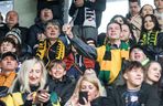 Kibice na meczu GKS Katowice - Lech Poznań