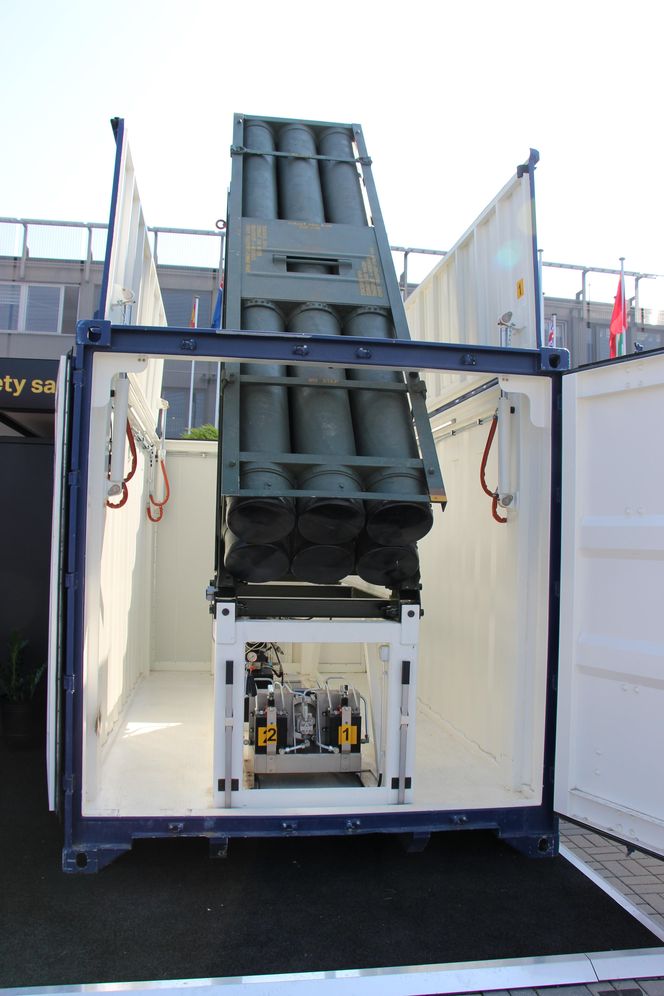 MSPO 2025: Wyrzutnia kontenerowa Saab GLSDB