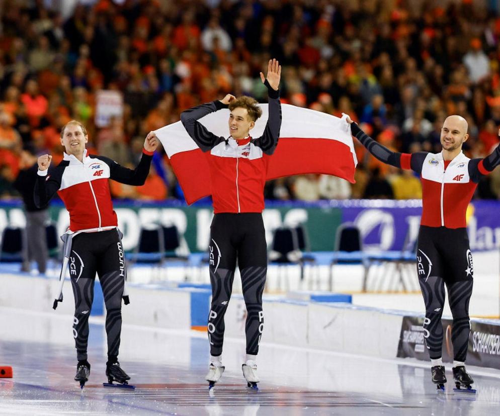 Polacy zdobyli złoty medal na Mistrzostwach Europy w łyżwiarstwie szybkim